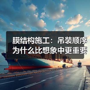 膜结构施工：吊装顺序为什么比想象中更重要？（图3）
