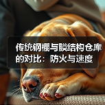 传统钢棚与膜结构仓库的对比:防火与速度(图4) 传统钢棚与膜结构仓库的对比:防火与速度(图4)