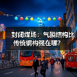 封闭煤场:气膜结构比传统钢构强在哪?(图3) 封闭煤场:气膜结构比传统钢构强在哪?(图3)
