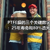 PTFE膜的三个关键数字:25年寿命和80%透光率(图1) PTFE膜的三个关键数字:25年寿命和80%透光率(图1)