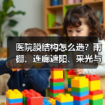 医院膜结构怎么选?雨棚、连廊遮阳、采光与防菌抗病毒涂层一次说清(图1) 医院膜结构怎么选?雨棚、连廊遮阳、采光与防菌抗病毒涂层一次说清(图1)