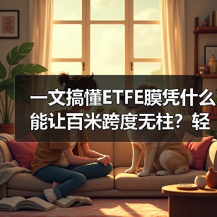 一文搞懂ETFE膜凭什么能让百米跨度无柱?轻量化颠覆建筑结构(图4) 一文搞懂ETFE膜凭什么能让百米跨度无柱?轻量化颠覆建筑结构(图4)