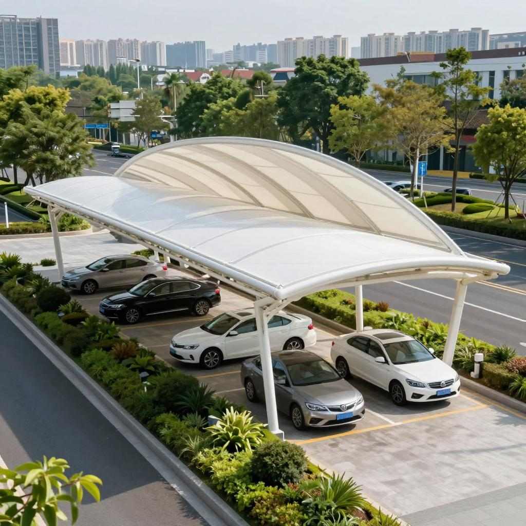 膜结构车棚和金属车棚的区别是什么