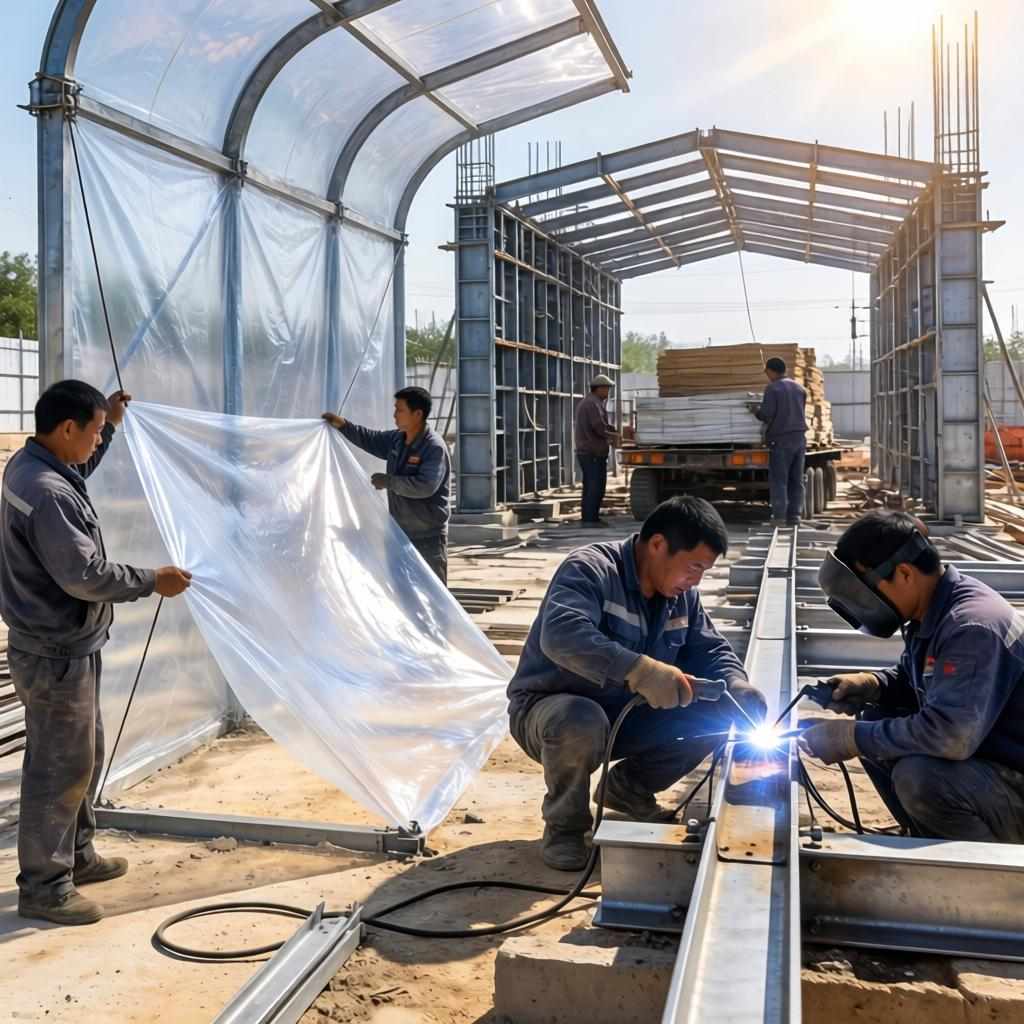 膜结构车棚和金属车棚的区别是什么