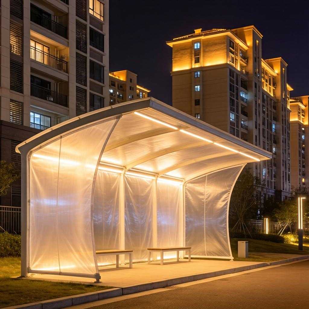 大家为什么选择建造膜结构车棚？