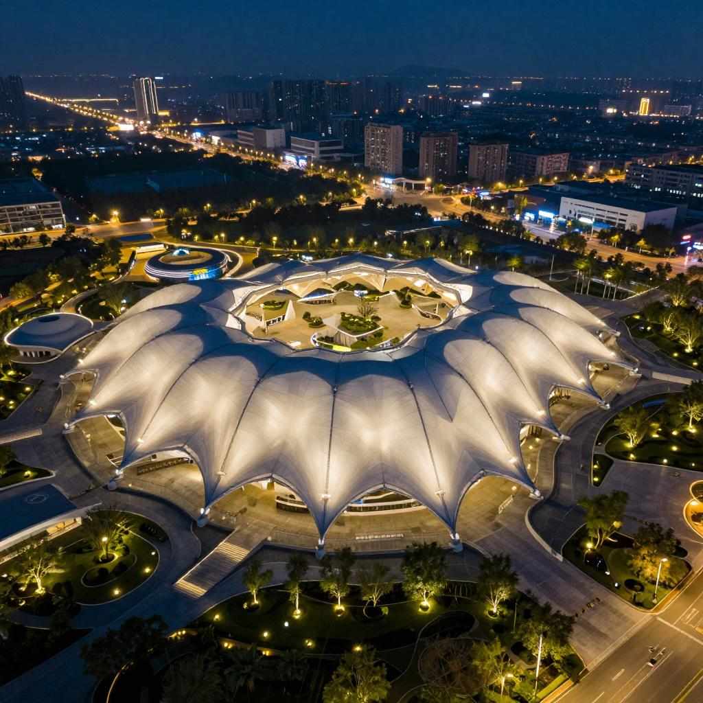 膜结构建筑施工的时候应该注意些什么问题?