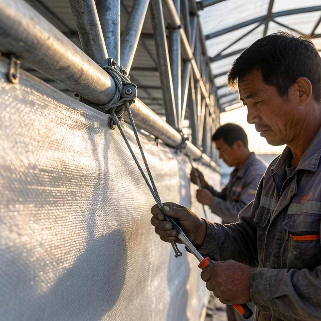 探析膜结构的车棚的优势?(图1) 探析膜结构的车棚的优势?
