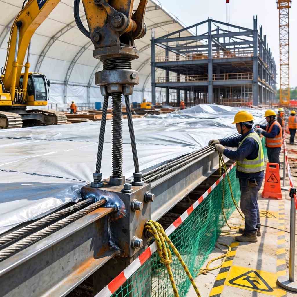 青岛膜结构:新型建筑形式,多领域广泛应用及优势特点介绍(图2) 青岛膜结构:新型建筑形式,多领域广泛应用及优势特点介绍