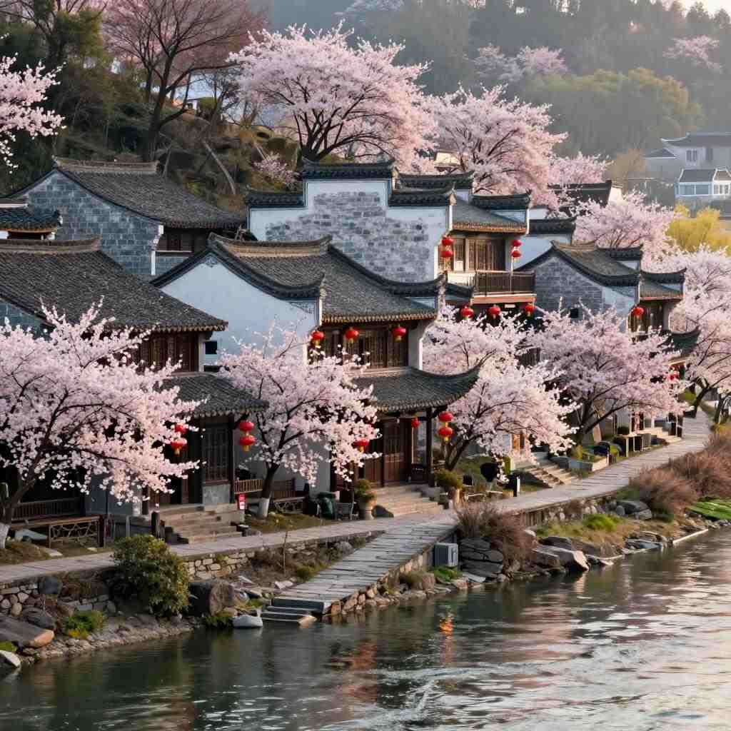 春花烂漫迎客来(图1) 春花烂漫迎客来