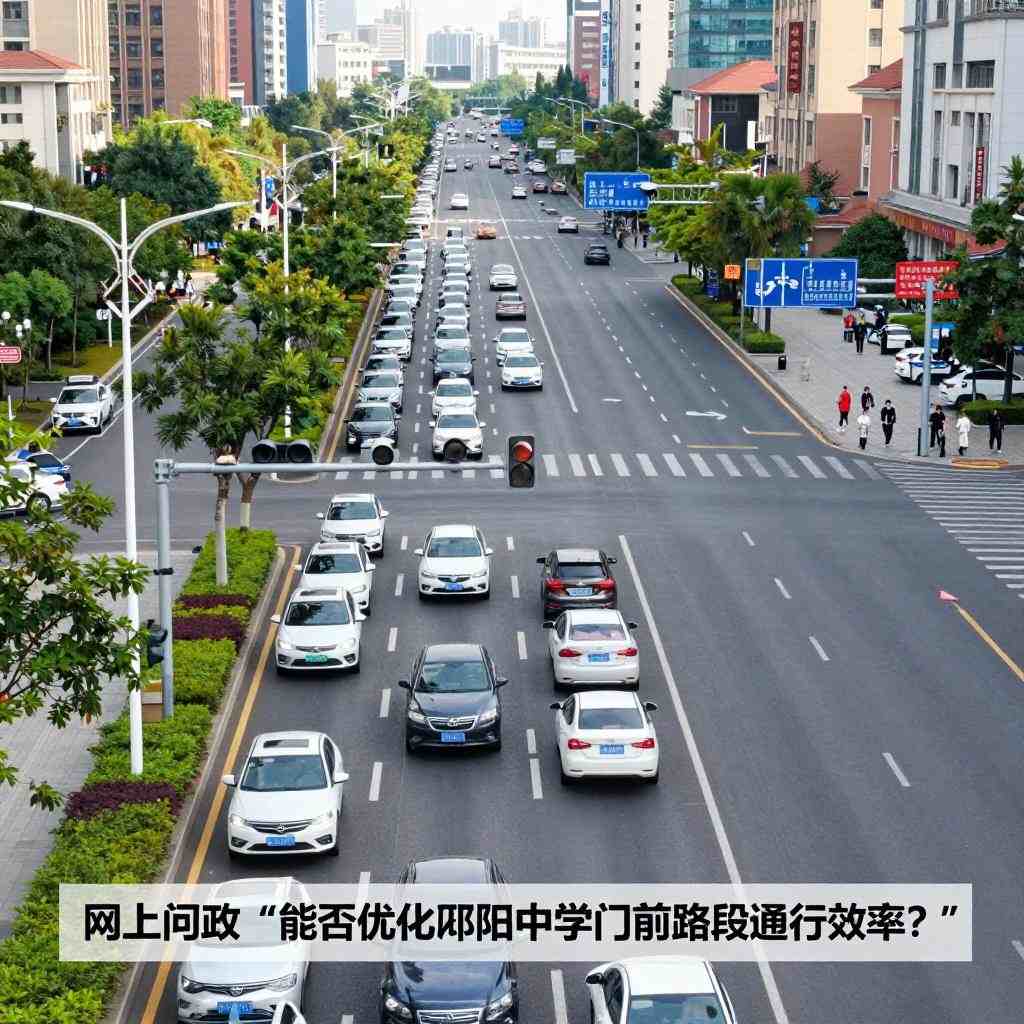 网上问政 | 能否优化郧阳中学门前路段通行效率?(图3) 网上问政 | 能否优化郧阳中学门前路段通行效率?