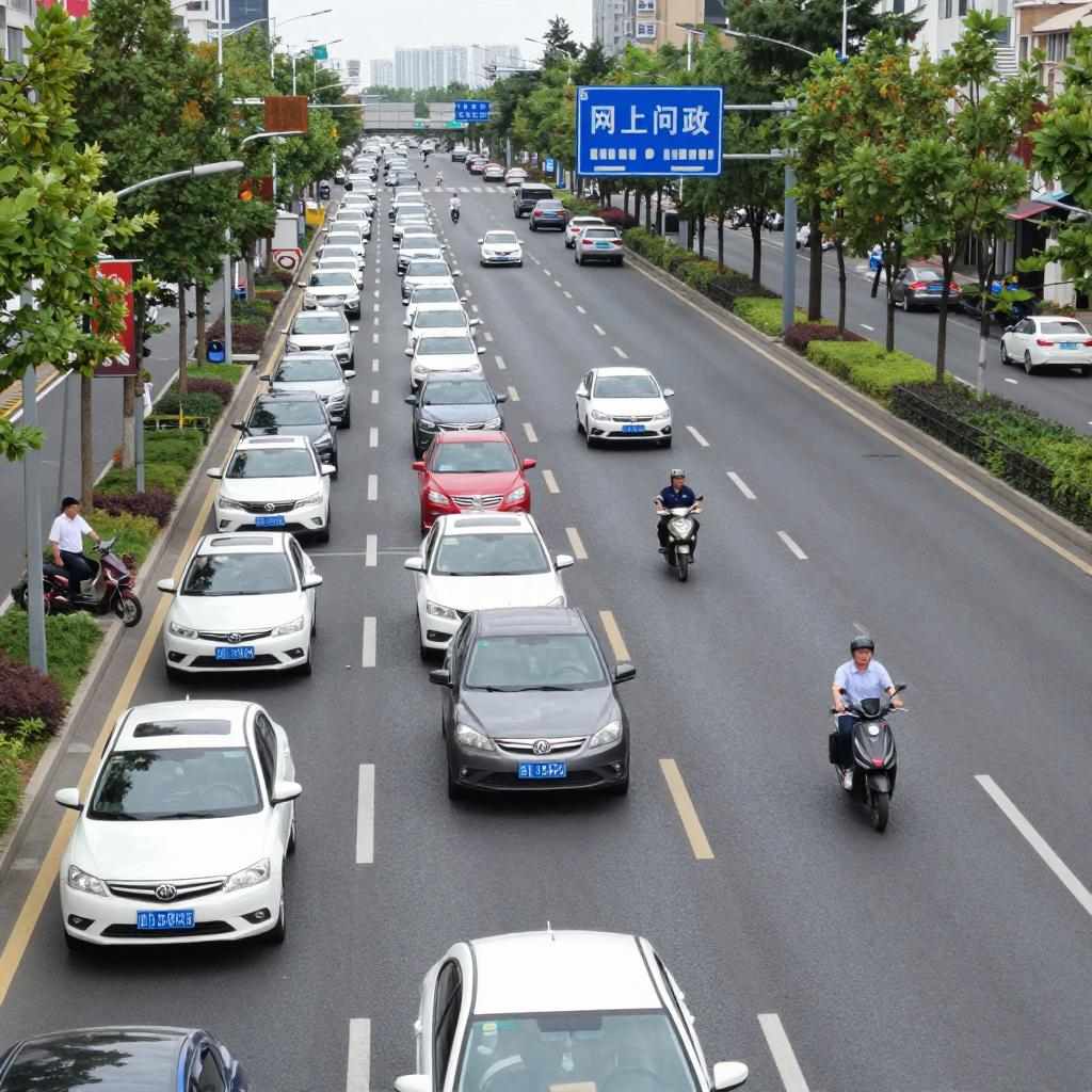 网上问政 | 中岳路往上海路方向有车辆占用非机动车道行驶(图3) 网上问政 | 中岳路往上海路方向有车辆占用非机动车道行驶