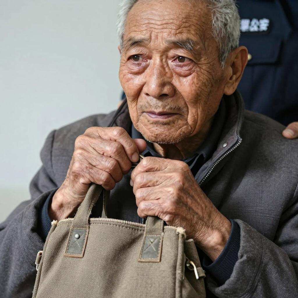 九旬老人迷路 警民接力助他回家(图2) 九旬老人迷路 警民接力助他回家