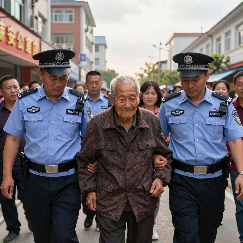 九旬老人迷路 警民接力助他回家(图3) 九旬老人迷路 警民接力助他回家