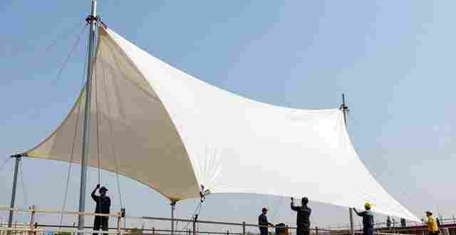 膜结构车棚安装步骤详解，从准备到完工全知道