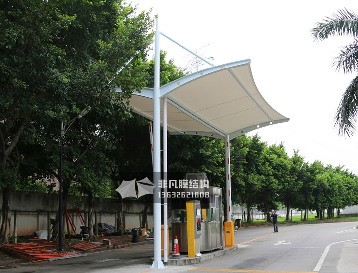 GT001 岗亭出入口收费膜结构雨棚 深圳观澜工厂