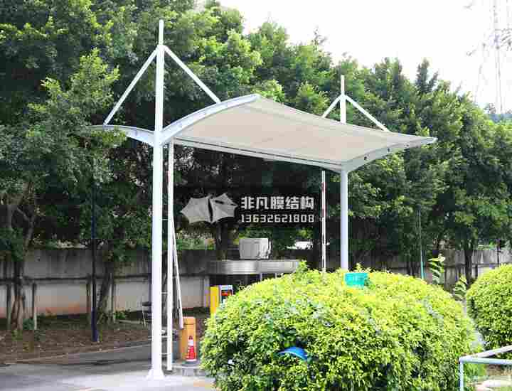 GT001 岗亭出入口收费膜结构雨棚 深圳观澜工厂
