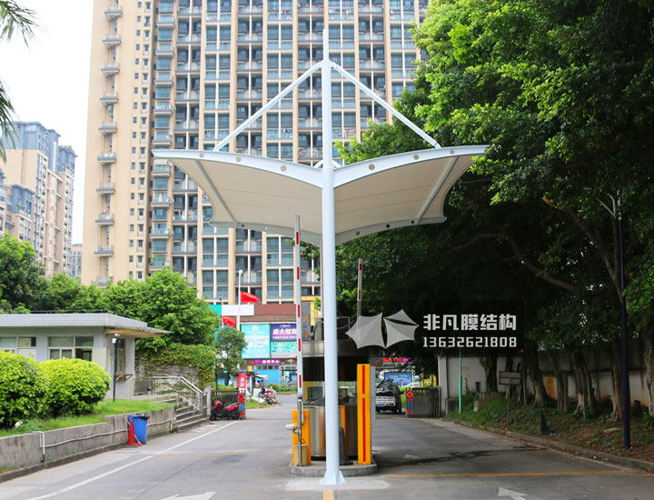 GT001 岗亭出入口收费膜结构雨棚 深圳观澜工厂