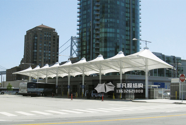 JY001 加油站膜结构停车雨棚