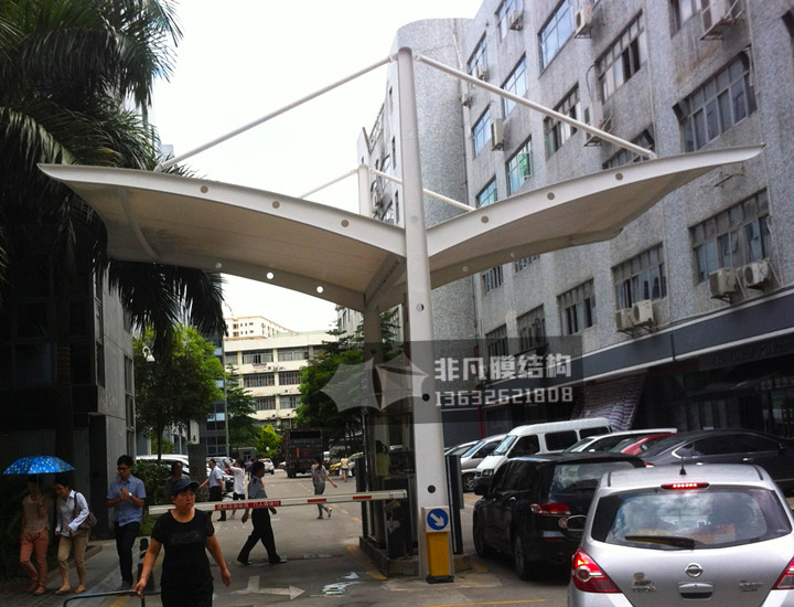 GT005 岗亭膜结构雨棚 南山区粤海路