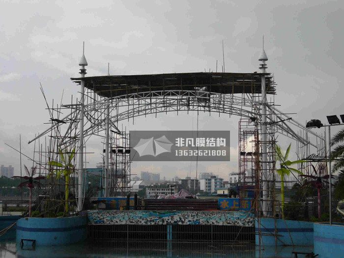 WT002 舞台景观膜结构 广州黄金海岸 WT002 舞台景观膜结构 广州黄金海岸