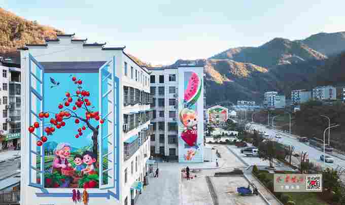 墙绘艺术点亮城乡新貌,青年创作焕发城市活力(图1) 墙绘艺术点亮城乡新貌,青年创作焕发城市活力(图1)