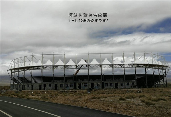 阿拉尔膜结构建筑体育馆选用法拉利膜材702S|702T